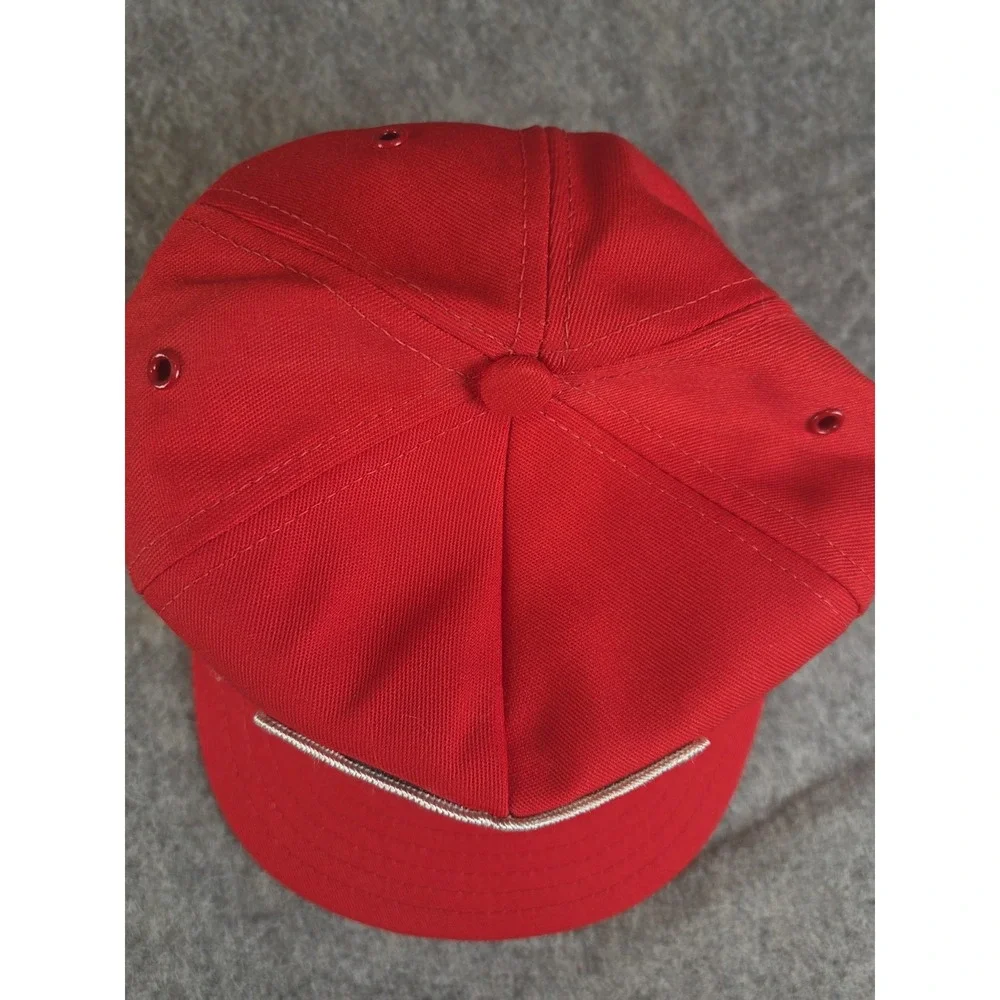 Vintage GMC Patch Red SnapBack Hat Made In USA
